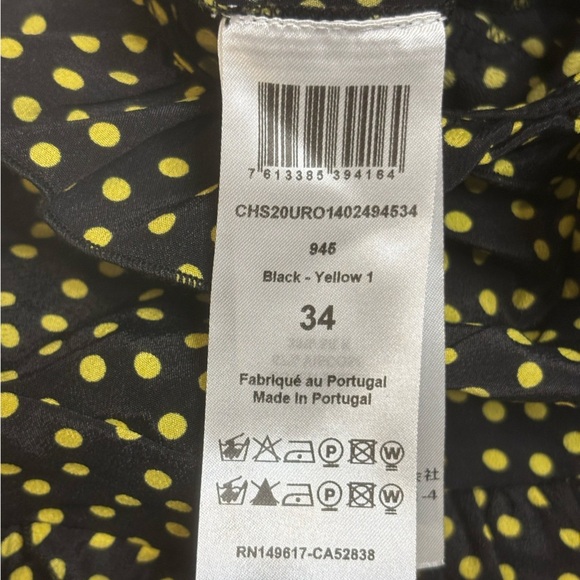 See by Chloe Polka Dot Halter Ruffle Midi Dress SZ 34 - Picture 7 of 8